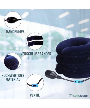 Ortoprime Freeneck - Inflatable Cervical Traction Neck Pillow for Pain Relief & Posture Correction - Buy Online on GoSupps.com