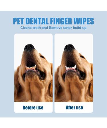 Richolyn Dog Teeth Cleaning Towels | 50 Pieces | Freshens & Cleans Dog Teeth - Ideal for Dogs & Cats - Buy Online on GoSupps.com