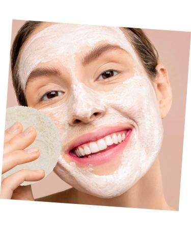 Beavorty 160 Pcs Exfoliating Loofah Facial Cleaning Puffs - Natural Round Bath Sponge Pads for Makeup Removal & Skin Care - Buy Online on GoSupps.com