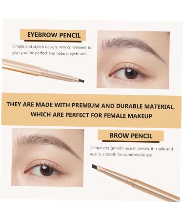 Healeved 3pcs Eyebrow Pencil Eyebrow Pencil Waterproof Brown Eyebrow Pencils Brow Pencil Black Abs - Buy Online on GoSupps.com