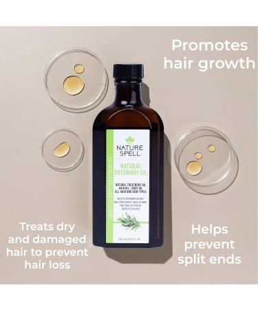 Nature Spell Rosemary Oil with Hair Growth Shampoo and Conditioner Rosemary Hair Oil with Growth Complex Shampoo and Conditioner Set Pack of 3 Gift Set 150ml x1 300mlx2 - Buy Online on GoSupps.com