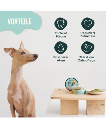 Wolf Belly Tartar Remover Dog Powder - 100% Natural Dental Care for Dogs & Cats | Bye Bye Plaque & Bad Breath | 60g - Buy Online on GoSupps.com