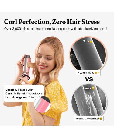 VODANA Professional GlamWave 1.6" Ceramic Curling Iron - Long-Lasting Lavender Curls Instant Heat Hair Curler - International Shipping Available - Buy Online on GoSupps.com