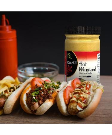 KA-ME Chinese Hot Mustard 7.25 oz (Pack of 2) | Gluten Free, No Preservatives | Authentic Asian Flavor for Egg Rolls, Wonton, Roasted Pork Belly | Shop Now - Buy Online on GoSupps.com