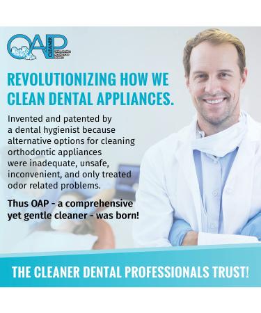 OAP Cleaner Orthodontic Cleaner | Retainer, Denture & Mouth Guard Cleanser | 60 Second Gel | Paraben & Sulfate Free - Buy Online on GoSupps.com