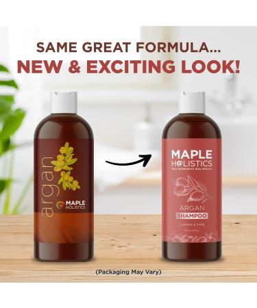 Maple Holistics Argan Special Formula Shampoo 16 oz - Nourishing Hair Care - Buy Online on GoSupps.com