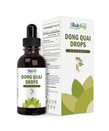 AUKFAY Dong Quai(Angelica Sinensis) Liquid Extract for Female Reproductive System Support (1 Fl Oz)