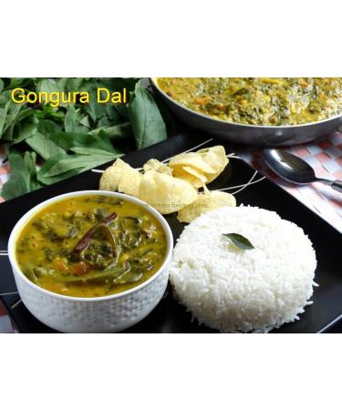 Fresh Gongura leaves Bunch | Single Bunch | Vegetarian | Puntikura Leaf | Pulicha Keerai | Fresh Gongura leaves | High Source | Indian Origin | Approx 200G - Buy Online on GoSupps.com