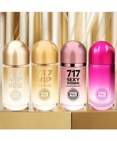 Hybrid & Company Women 4 Pcs Perfume Romantic and Sensual Eau de Parfum Scent Natural Spray 717VipParty 717 VipWomen 717 SEXYWOMEN 717VipRose 3.4 Fl Oz (Pack of 4) - Buy Online on GoSupps.com