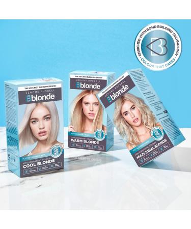 Jerome Russell Bblonde Cool Blonde Post Blonding Toner - Semi Permanent Hair Dye Kit with Brazil Nut Oil | Vegan Formula, No Ammonia - Buy Online on GoSupps.com