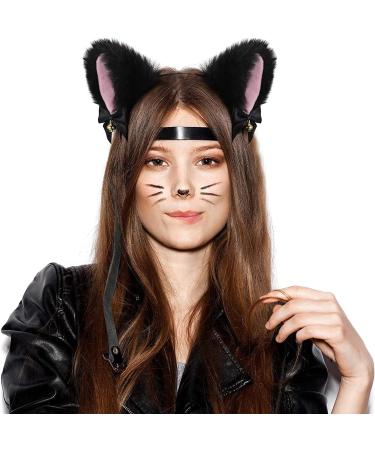 2 Pieces Cat Ears Headband with Bells Cosplay Hair Band Iron Headwear Used for Women Girls Daily Decoration and Party - Buy Online on GoSupps.com