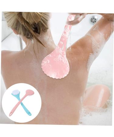 Hemoton 2pcs Bath Brush Set - Adult Exfoliating Shower Brushes for Body Cleaning and Massaging | Back Scrubber and Scrubber Shower Tool - Buy Online on GoSupps.com