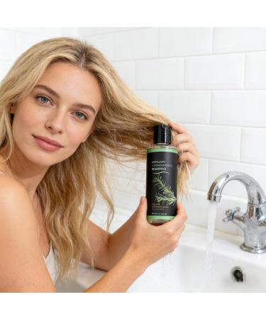 Organic Shampoo - 100ml Rosemary Hair Growth Shampoo Hydrolyzed Keratin Shampoo Natural Keratin Shampoo to Strengthen and Thicken Hair for Hair Loss - Buy Online on GoSupps.com
