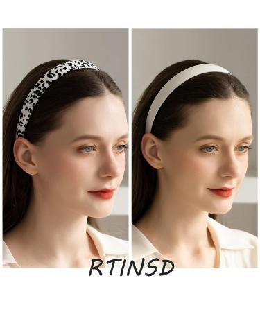 Rtinsd Leopard Print Headbands for Women - 2cm Wide Non-slip Cheetah Fashion Hair Bands - 8 Pcs Multicolor Wild Jungle Accessories - Buy Online on GoSupps.com