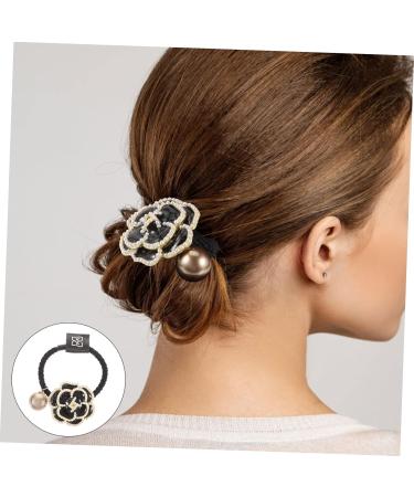 Beaupretty Pearl Flower Headband Tiara Hair Ribbons Hair Accessories for Girls Hair Rope Scrunchies Hair Ties Hair Ties for Girls Ponytail Holders Girls Hair Ties Classic Miss Alloy - Buy Online on GoSupps.com