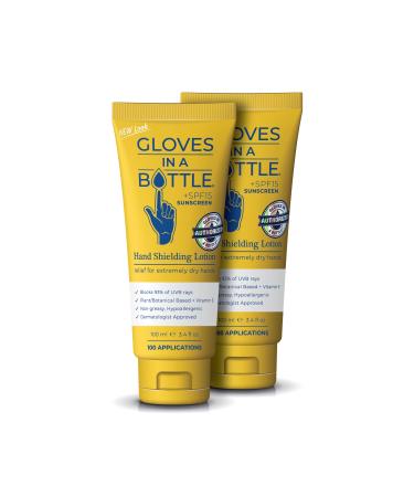 Gloves In A Bottle Shielding Lotion Sunscreen SPF 15 3.4 ounces (Set of 2) 3.4 Fl Oz (Pack of 2) SPF