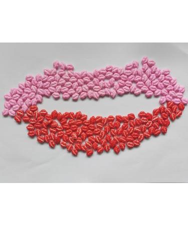 Edible Red & Pink Lips Sprinkles - Cake, Cupcake, and Cookie Decorations for Valentine's Day - Buy Online on GoSupps.com