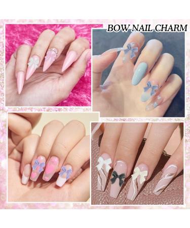 30 Pcs 3D Bow Nail Charms Colorful Bow Charms for Nails Bowknot Nail Decorations Cute Nail Art Accessories White Bow Nail Charms for Acrylic Flatback Nail Art Design Resin Bow Nail Rhinestones Crafts - Buy Online on GoSupps.com