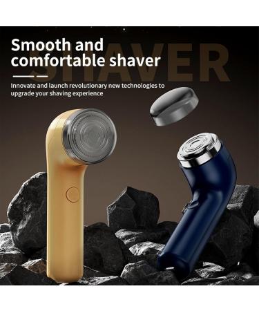 Mini Electric Shaver Mens Grooming Trimmer Upgrated Mini Shaver Portable Electric Shaver Electric Razor for Men for Home Car Travel Father Day Mother Day Gift (Yellow) - Buy Online on GoSupps.com