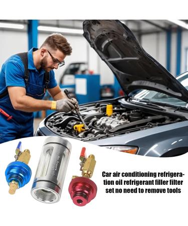 Clissiner AC Oil Tester-Air for Cars | Test kit with controller for real-time impurity testing filtration refilling and daily maintenance - Buy Online on GoSupps.com