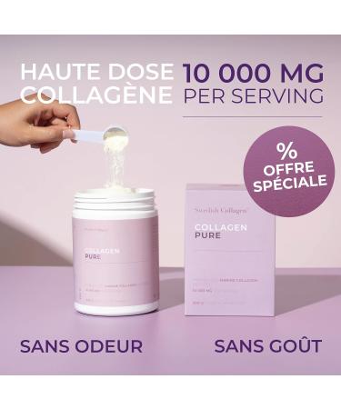 Swedish Collagen - Collagen Deluxe 500 ml + Collagen Pure I 12500 mg Marine Collagen (Type I & III) I Liquid Marine Collagen - Buy Online on GoSupps.com