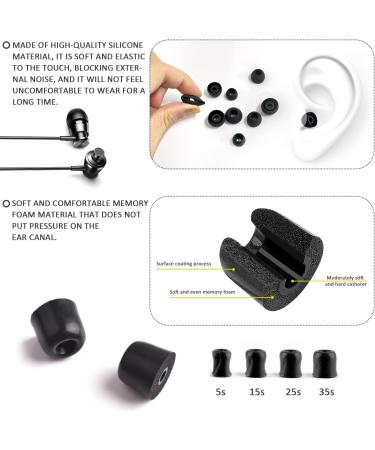 9 Pairs Replacement Earplugs & Memory Foam Silicone Ear Caps Universal Fit for All Needs | Shop Now! - Buy Online on GoSupps.com