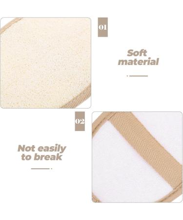 Beaupretty 4pcs Natural Loofah Sponges Exfoliating Body Scrubber for Shower & Bath - Buy Online on GoSupps.com