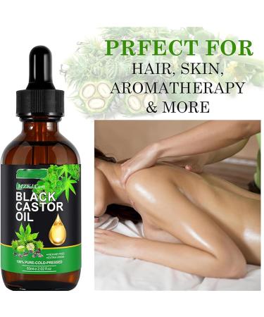 Jamaican Black Castor Oil 100% Pure Organic Cold Pressed Natural Organic Castor Oil for Hair Body Eyelash & Eyebrow Growth (4.24 oz) - Buy Online on GoSupps.com