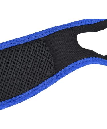 Adjustable Stop Snore Belt Chin Strap - Blue Black - for Men and Women - Office and Bedroom - Buy Online on GoSupps.com