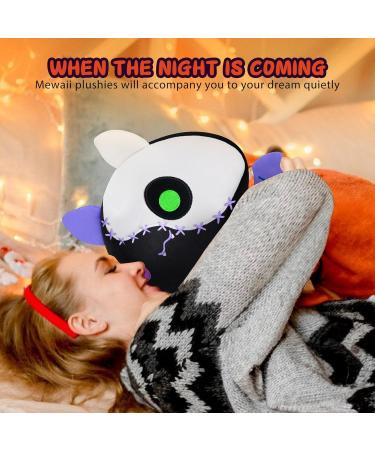 Mewaii 8'' Soft Skeleton Bat Mushroom Pillow Stuffed Animal Plush - Cuddly Black Toy for Kids | 8 Inch Plushie Squishy - Buy Online on GoSupps.com