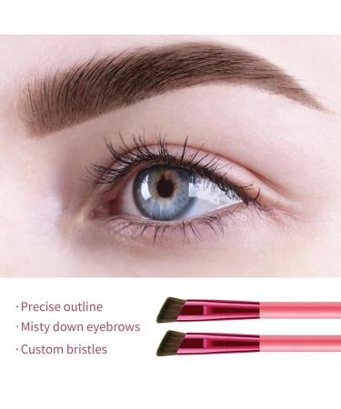 Multifunctional Eyebrow Powder Brush & Eyeliner Brush - Fine Angled Cosmetic Tool for Precise Makeup Application | Ideal for Eyebrows Eyelids and Lips - Buy Online on GoSupps.com