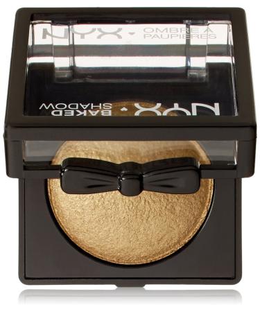 NYX PROFESSIONAL MAKEUP Baked Eyeshadow  Ghetto Gold  0.1 Ounce