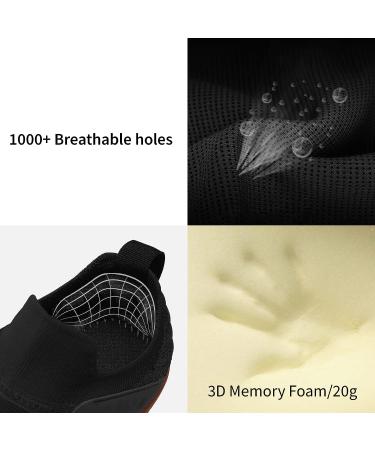 relxfeet Men's Barefoot Cross-Trainer Shoes Wide Toe Zero Drop Sole - Size 11 Wide Black Rubber - Buy Online on GoSupps.com