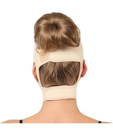 Women's Post Surgical Chin Strap Bandage - Neck & Chin Compression Wrap for Face Slimming & Jowl Tightening - Medium Size - Buy Online on GoSupps.com