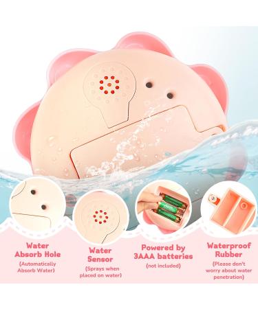 Octopus Light Up Bath Toy for Kids 3+ Years | Automatic Induction Spray | 4 Water Patterns | Pink | Bathtime Gift - Buy Online on GoSupps.com