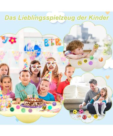 Buy DazaRey Flummi - 50 Colorful 25mm Bouncy Rubber Balls for Kids | Perfect for Birthday Gifts & Classroom Fun - Buy Online on GoSupps.com