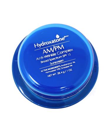 Hydroxatone Am/pm Anti-wrinkle Complex for Day and Night Use SPF 15 1 ounce