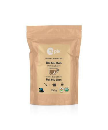 Yupik Organic White Bai Mu Dan Leaf Tea (fairtrade) 250g 6 Count 1.5 kg
