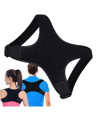 Upper Back Brace Back Straightener - Soft Breathable Upper Back Brace Back Support Shoulder Brace with Adjustable Fit for Daily Comfort