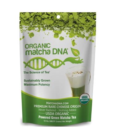 MATCHA DNA Certified Organic Matcha Green Tea Pure USDA Certified Organic Culinary Grade Matcha (12 Ounce)