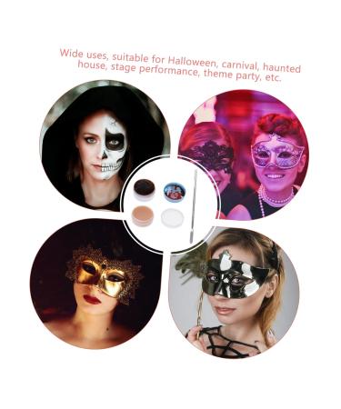 Buy Housoutil Halloween Scar Cream Makeup Set - Special Effects Spatula & Water Dipper for Realistic Modeling | International Shipping Available - Buy Online on GoSupps.com