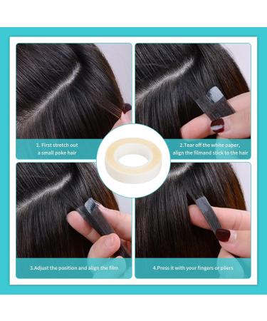 suchkawe 2 Rolls 6 Meters Wig Tapes 10mm Hair Extension Tapes Double Sided Wig Tape Hair Tapes for Extensions Hypoallergenic Body Tape Toupee Tape High Adhesive Tape for Hair Extensions - Buy Online on GoSupps.com