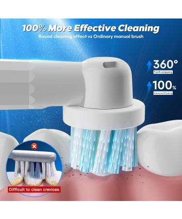 Replacement Toothbrush Heads for Oral-B Braun 12 Pack Refills for Pro 1000 7000 9600 & More - Buy Online on GoSupps.com