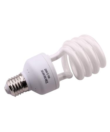 Aiicioo uvb light reptiles kit 5.0 26W - terrarium sunlight lamp turtle light bulb for bearded dragons lizard leopardgecko 1 pack 26.0 watt