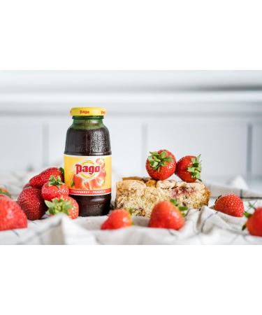 Pago Strawberry Juice 200ml (Case of 12) - Buy Online on GoSupps.com