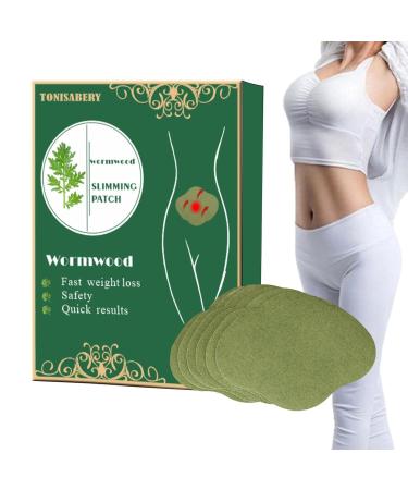 10 Slimming Mugwort Stickers for Weight Loss - Skin-Friendly Non-Woven Pavement for Belly & Waist - Buy Online on GoSupps.com