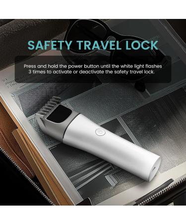 PRITECH Beard Trimmer - Adjustable Comb 1-12mm Cordless Electric Hair Clipper for Men USB Rechargeable Grooming Tool for Beard Head Face & Body - Buy Online on GoSupps.com