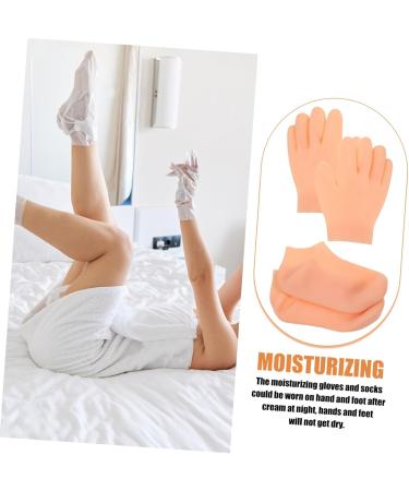 HAPINARY Moisturising Socks 1 Set Sole of Foot moisturizing Gloves for Women Miss moisturizing Skin moisturizing Socks Waterproof Socks Care Female moisturizing Gloves Ladies Socks - Buy Online on GoSupps.com