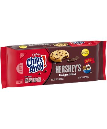 CHIPS AHOY! Chewy Hershey's Fudge-filled Chocolate Chip Cookies - 9.6 oz - Buy Online on GoSupps.com