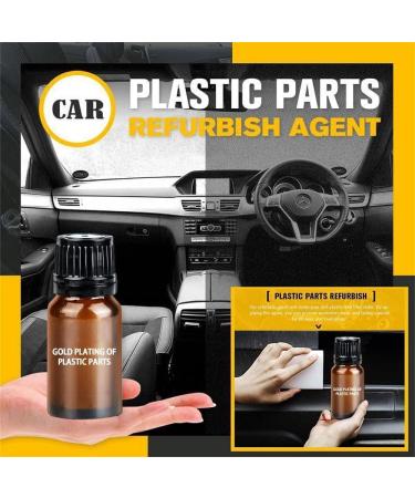 NNBWLMAEE Familiarn Plastic Refrecher Plastic Restorer for Cars Automotive Interior Plastic Part Retreading Plastic Restorer & Hydrophobic Trim Coating (30ML 2PCS) 2PCS 1 g (Pack of 1) - Buy Online on GoSupps.com
